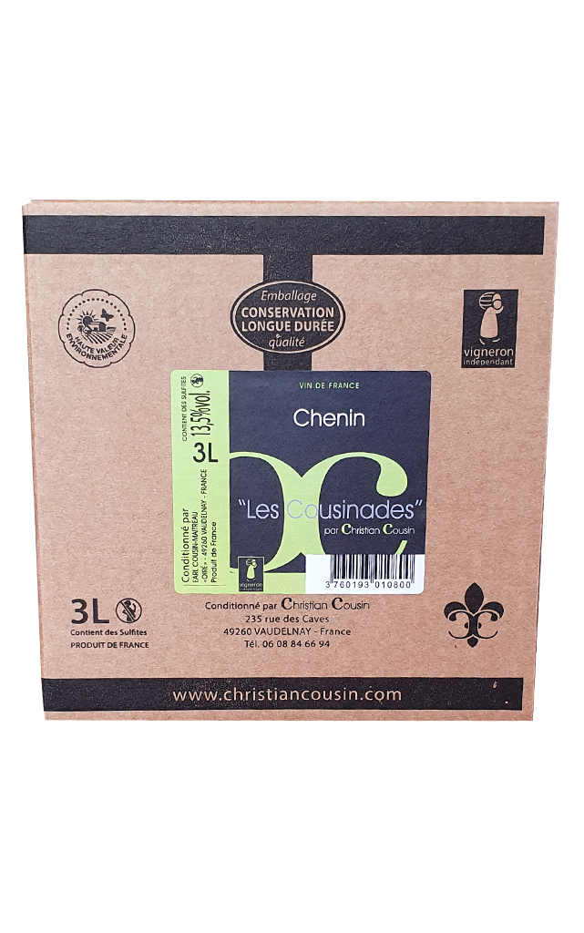 BIB 3L - Blanc - Domaine Fiervaux - Chenin sec