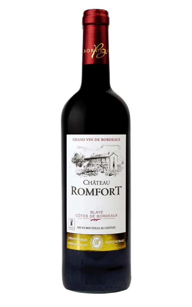 Bt 75 cl - Rouge - Château Romfort - Blaye - Côtes de bordeaux 2020