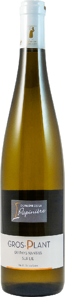 Bt 75 cl - Blanc - Domaine de la Papinière - Gros Plant sur lie