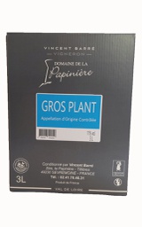 [3760207540200] BIB 3L - Blanc - Domaine de la Papinière - Gros-Plant AOP