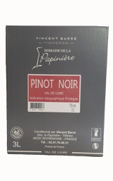 [3760207540286] BIB 3L - Rouge - Domaine de la Papinière - Pinot noir IGP