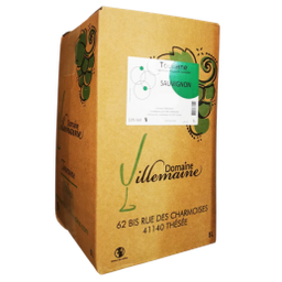 [3770009114110] BIB 3L - Blanc- Domaine Villemaine - Sauvignon Tourraine